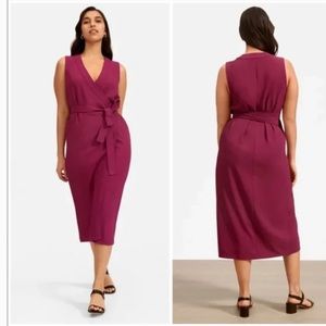 Everlane Japanese GoWeave Wrap Dress